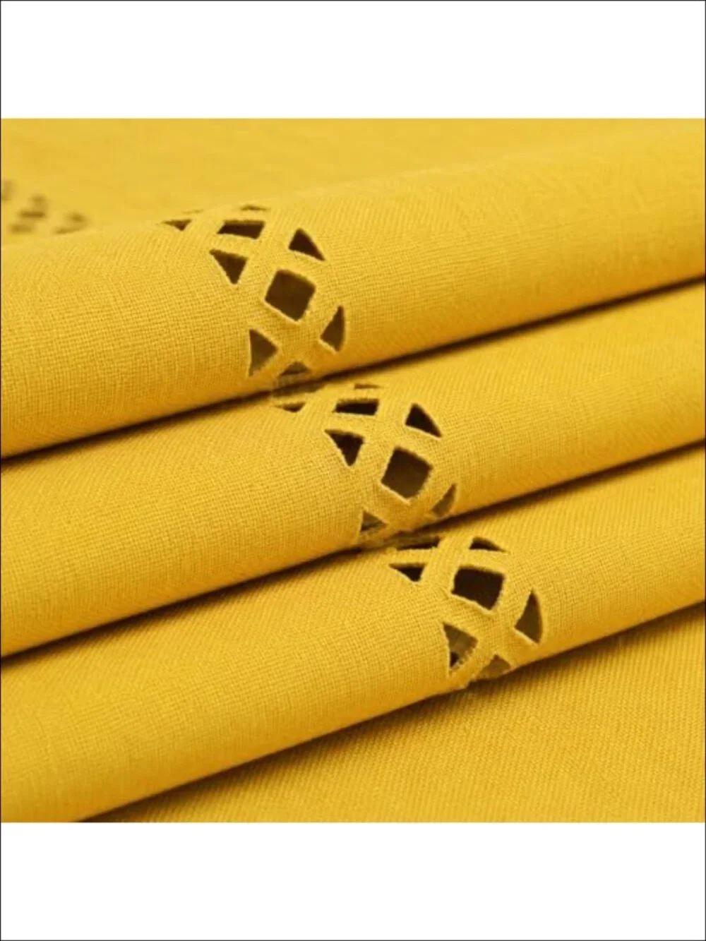 Horaldaily Rectangle Tablecloth Cutouts 60x84 Polyester Kitchen Dining